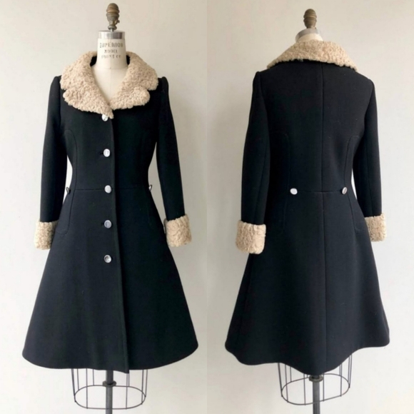 Louis Feraud Jackets & Blazers - VTG 60s Louis Féraud Wool and Astrakhan Coat